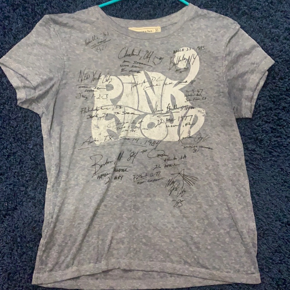 Abercrombie and Fitch grey Pink Floyd t shirt/XS